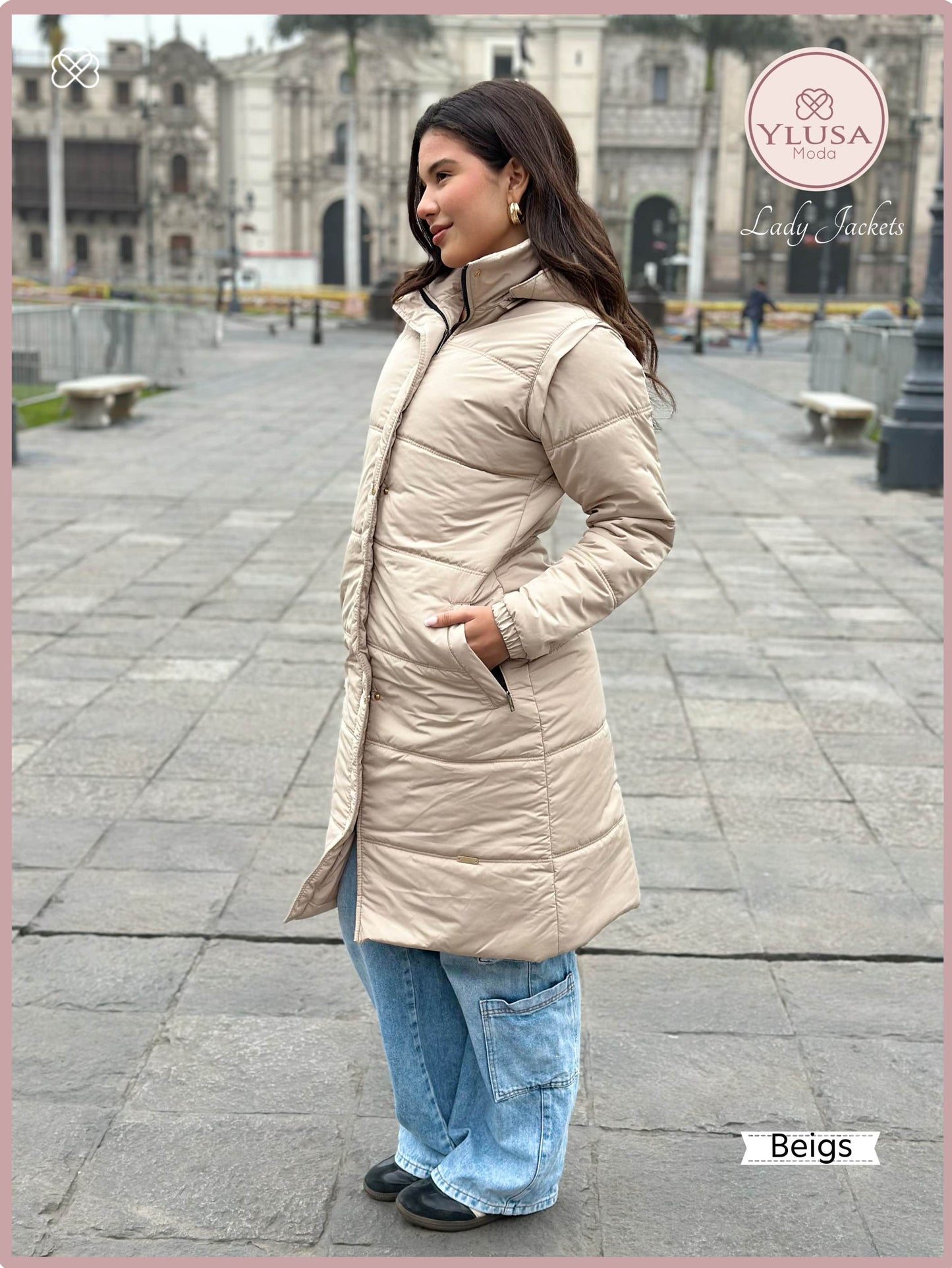 PARKA CHALECO SHAQUIRA - BEIGS