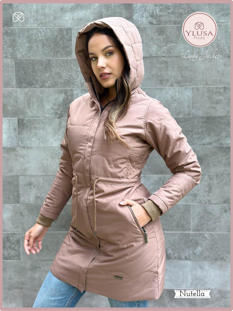 PARKA EXTRA LARGA VALERIA - NUTELLA