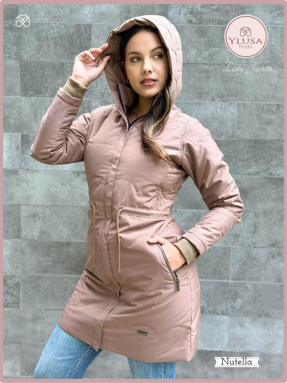 PARKA EXTRA LARGA VALERIA - NUTELLA