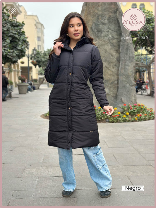 PARKA CHALECO SHAQUIRA- NEGRO