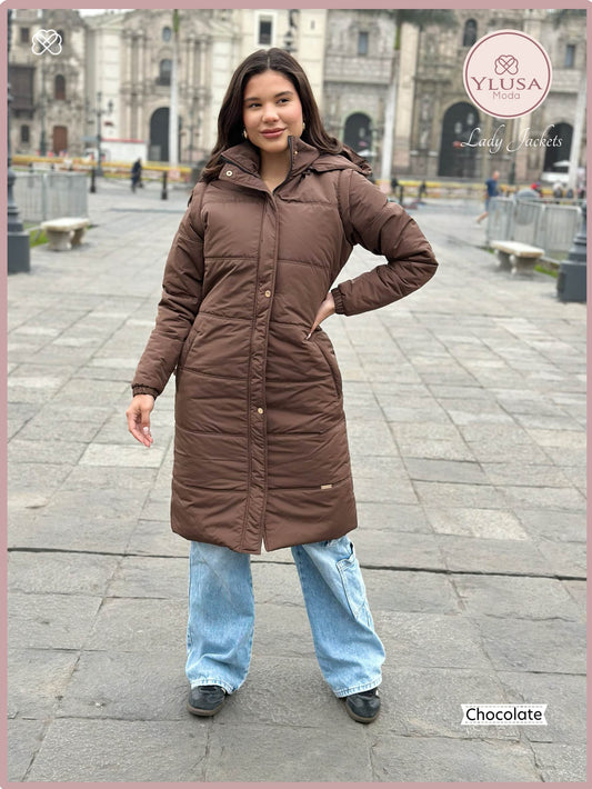 PARKA CHALECO SHAQUIRA - CHOCOLATE