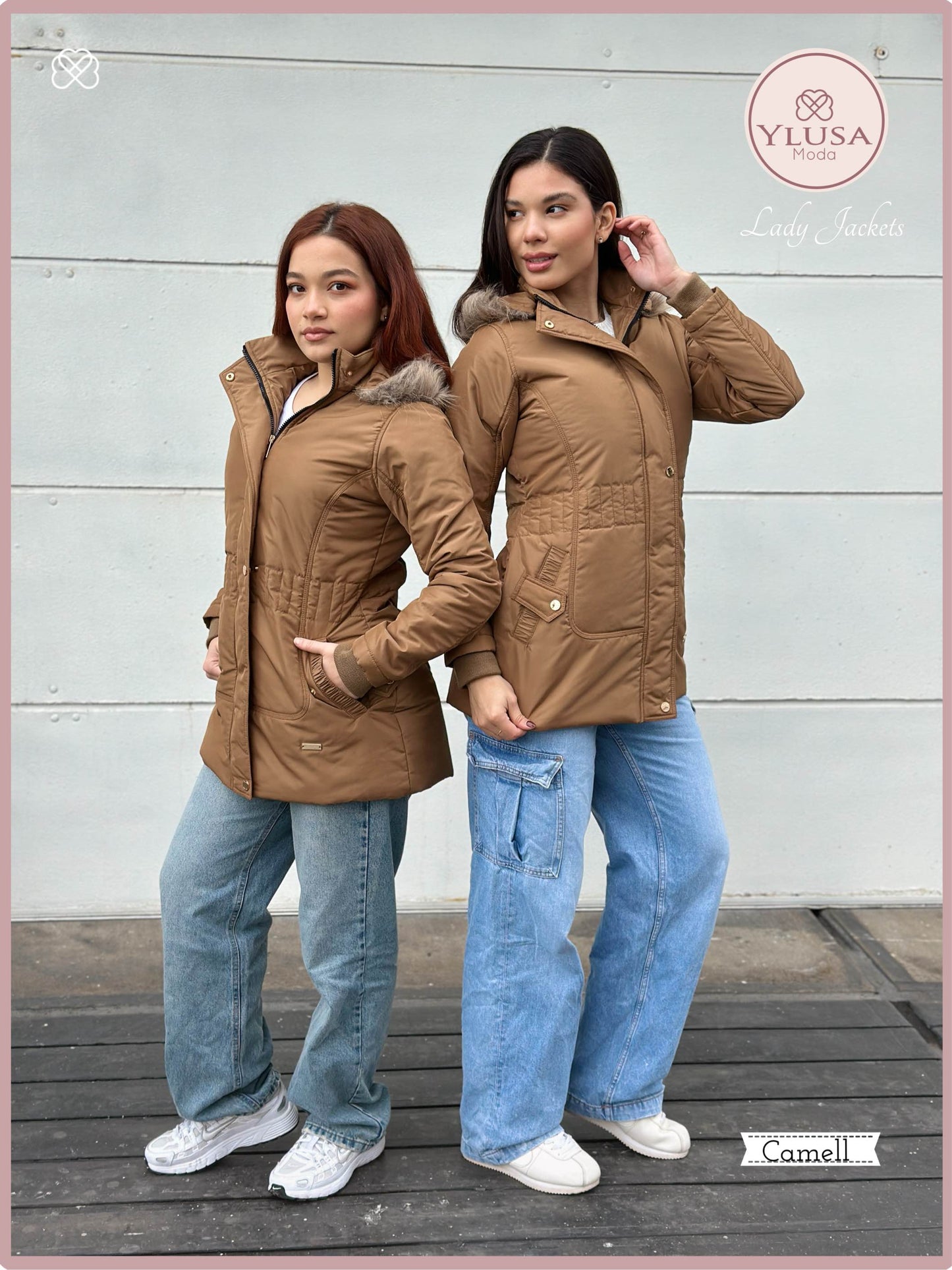 PARKA 3/4 C/PELUCHE MARIMAR- CAMELL