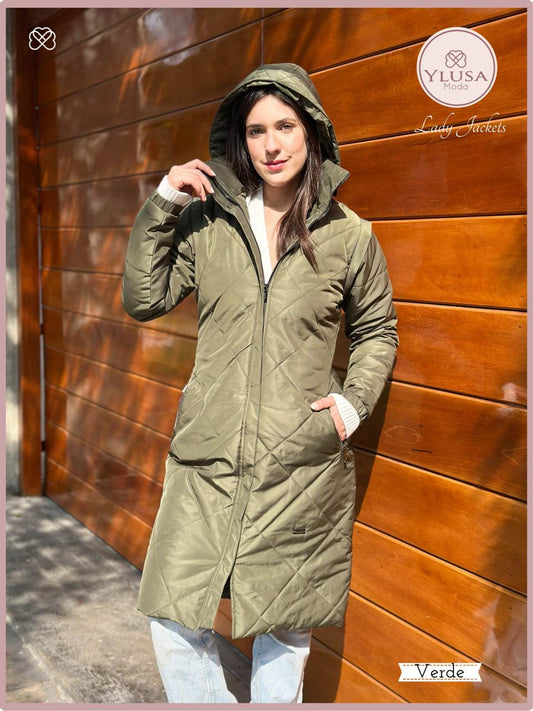 PARKA MAXI CHALECO FLAVIA - VERDE