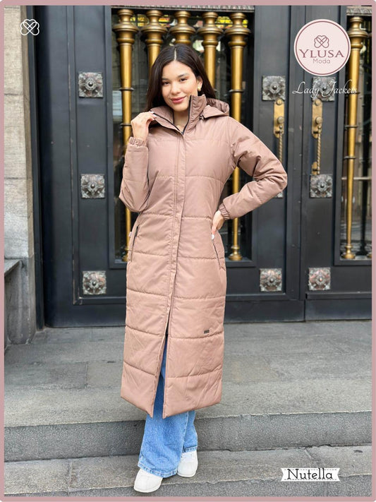 PARKA MAXI EXTRA LARGA PALOMA - NUTELLA