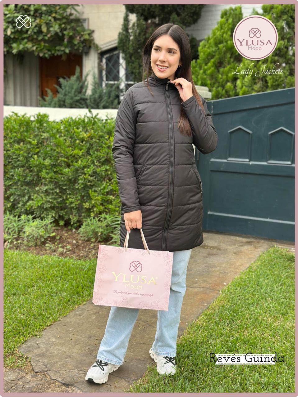 PARKA REVERSIBLE FRIDA - GUINDA