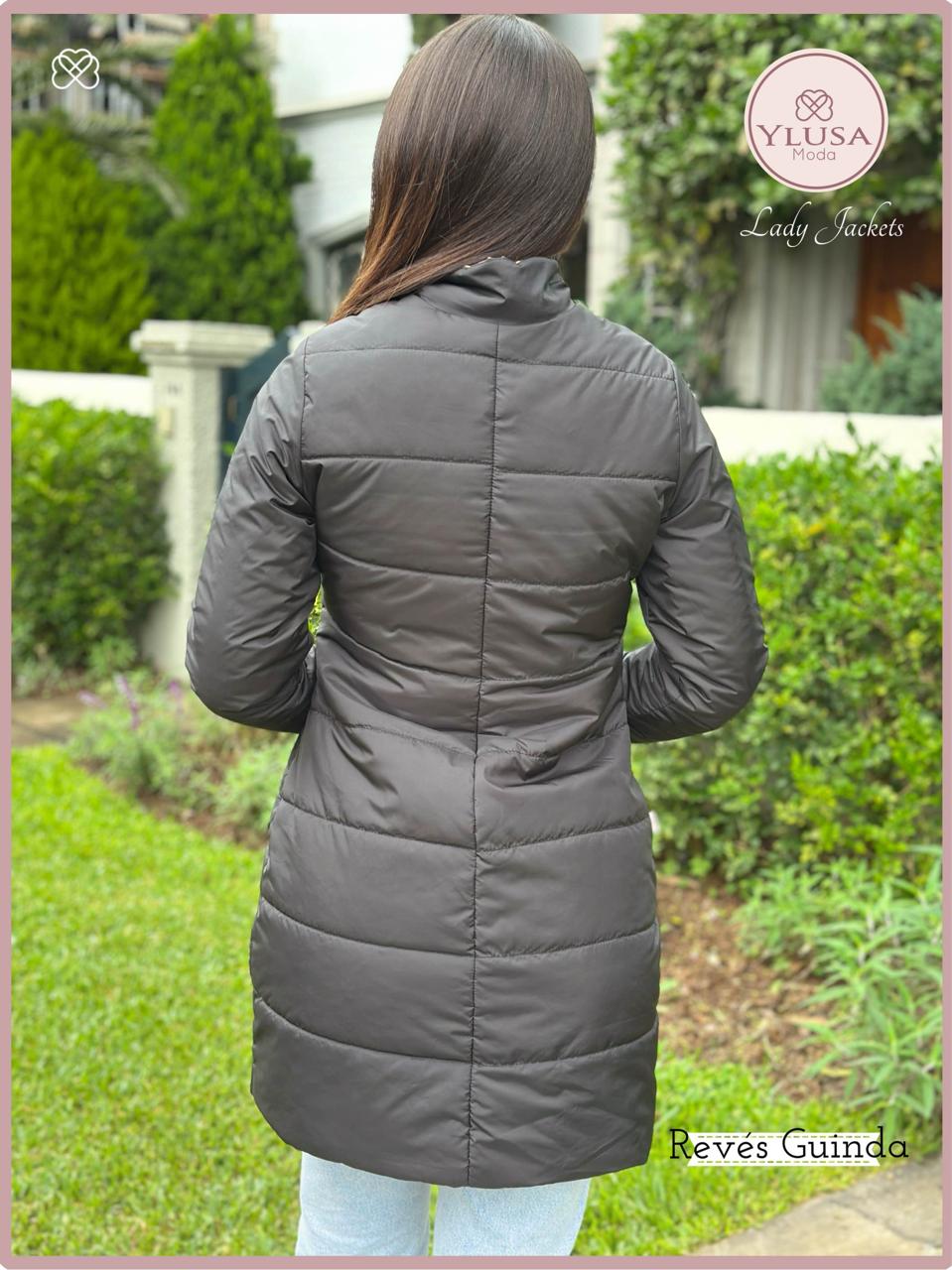 PARKA REVERSIBLE FRIDA - GUINDA